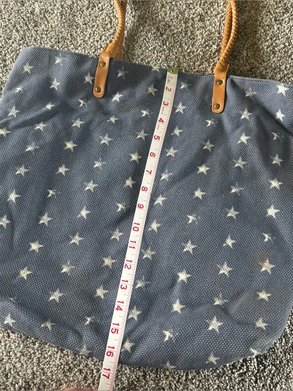 [Mossimo Supply Co] Blue Star Pattern Beach Bag